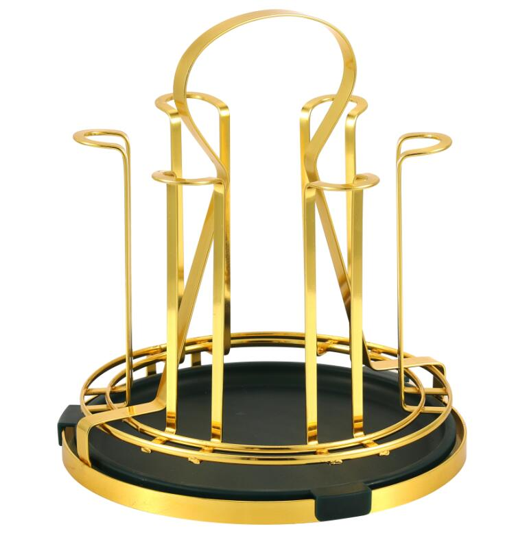 CN-8158 Flat Iron Round Six-Head Cup Holder