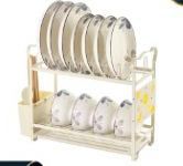 YMJ-3008 Lemon Double-layer Bowl and Dish Rack