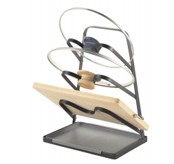 CN-8011 Matte Black Portable Cooking Pot Lid Cutting Board Rack
