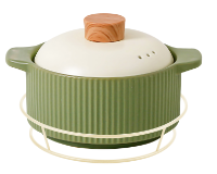 وس-8366 وسادة عازلة للحرارة دائرية ذات تصميم على الطراز الكريمي.