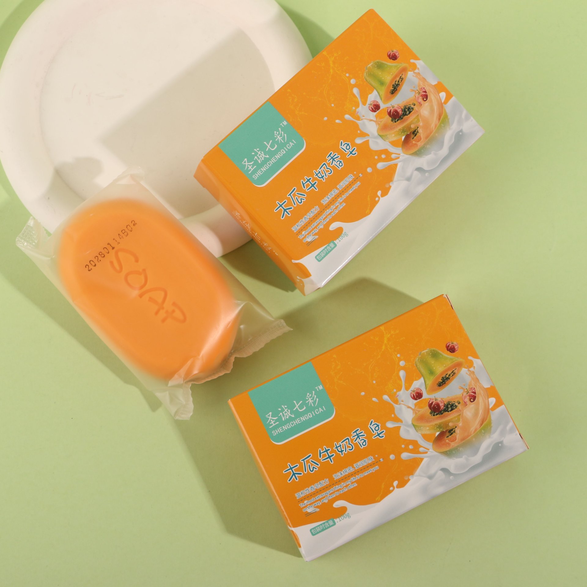 Papaya milk soap
