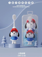 La brosse à dents pour enfants à poils doux JX1-15 de Didoo Pet