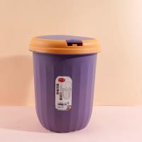802 round pop-up lid trash can