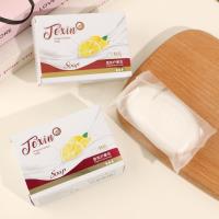 A scented lemon soap