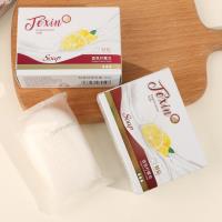 A scented lemon soap