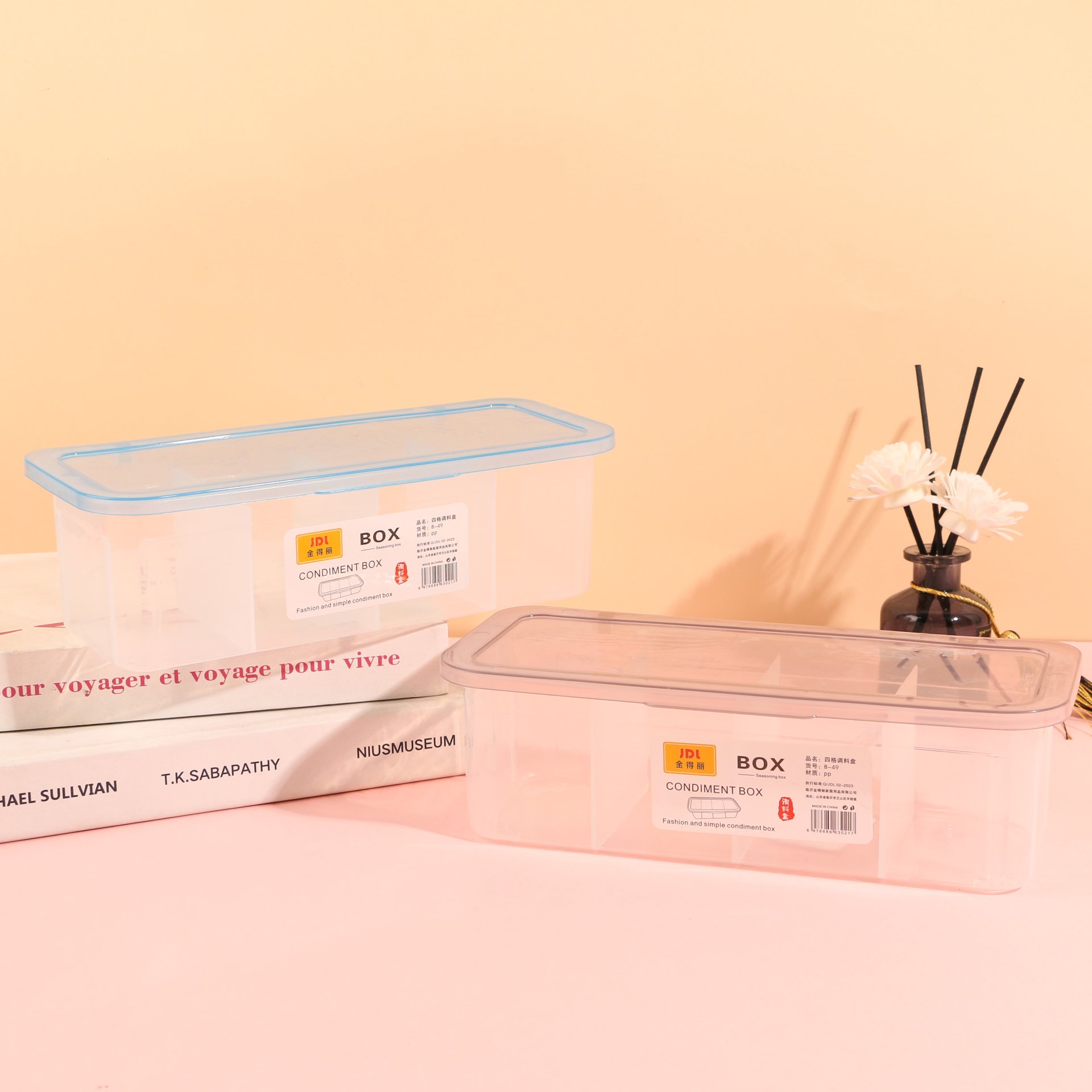 8- 49 Four-compartment Seasoning Box