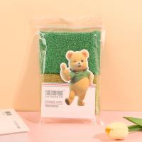 Double-piece scallion sponge scrubber 0171