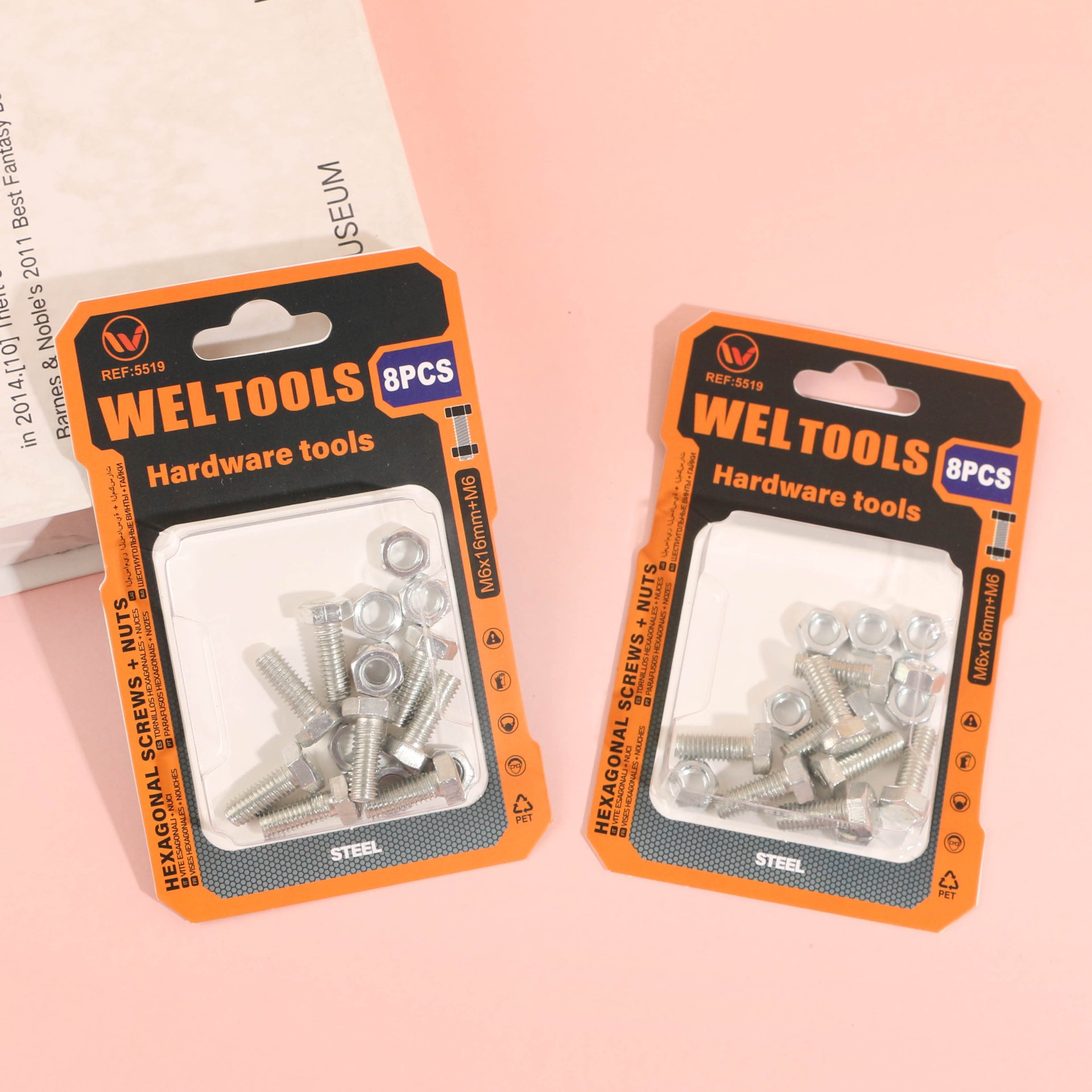 M6*16 + M6 external hexagon + screw cap 5519