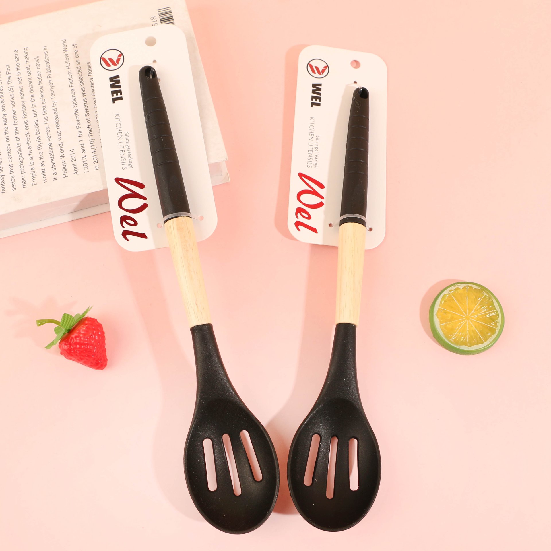 WEL694橡塑木柄硅胶漏更