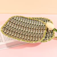 LC214 Bamboo Woven Square Fruit Plate