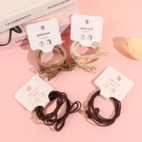 K88010 Milky Coffee-Colored Tie-Up Combination Rubber Band