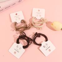 K88010 Milky Coffee-Colored Tie-Up Combination Rubber Band