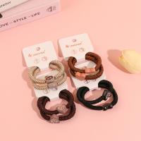 K88081 milk coffee-colored point diamond bead combination rubber band