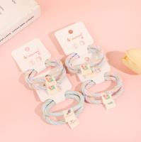 80261 Colorful Fabric Tag Rubber Band