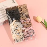 JY-35 two square diamond dotted bow tie fabric rings