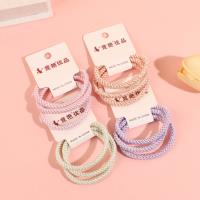 JY-47 Three-Strand Embroidered Thread Colorful Rubber Bands