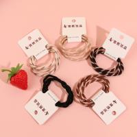 JY-52 three-piece double-color hair tie elastic bands