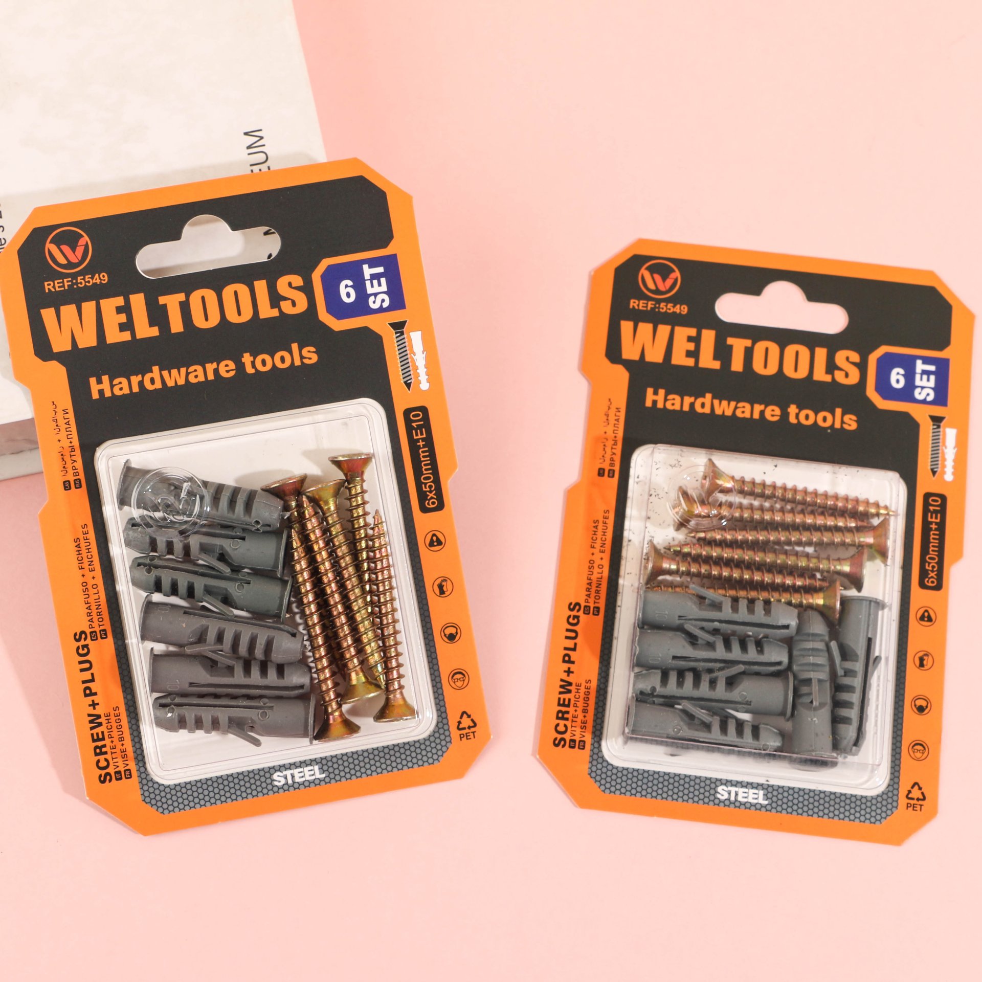 6*50 fiber nails + E10 expanding tubes 5549