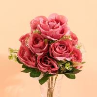 12头黄色仿真花