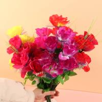 10头钻石玫瑰仿真花