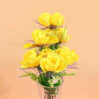 10头钻石玫瑰仿真花