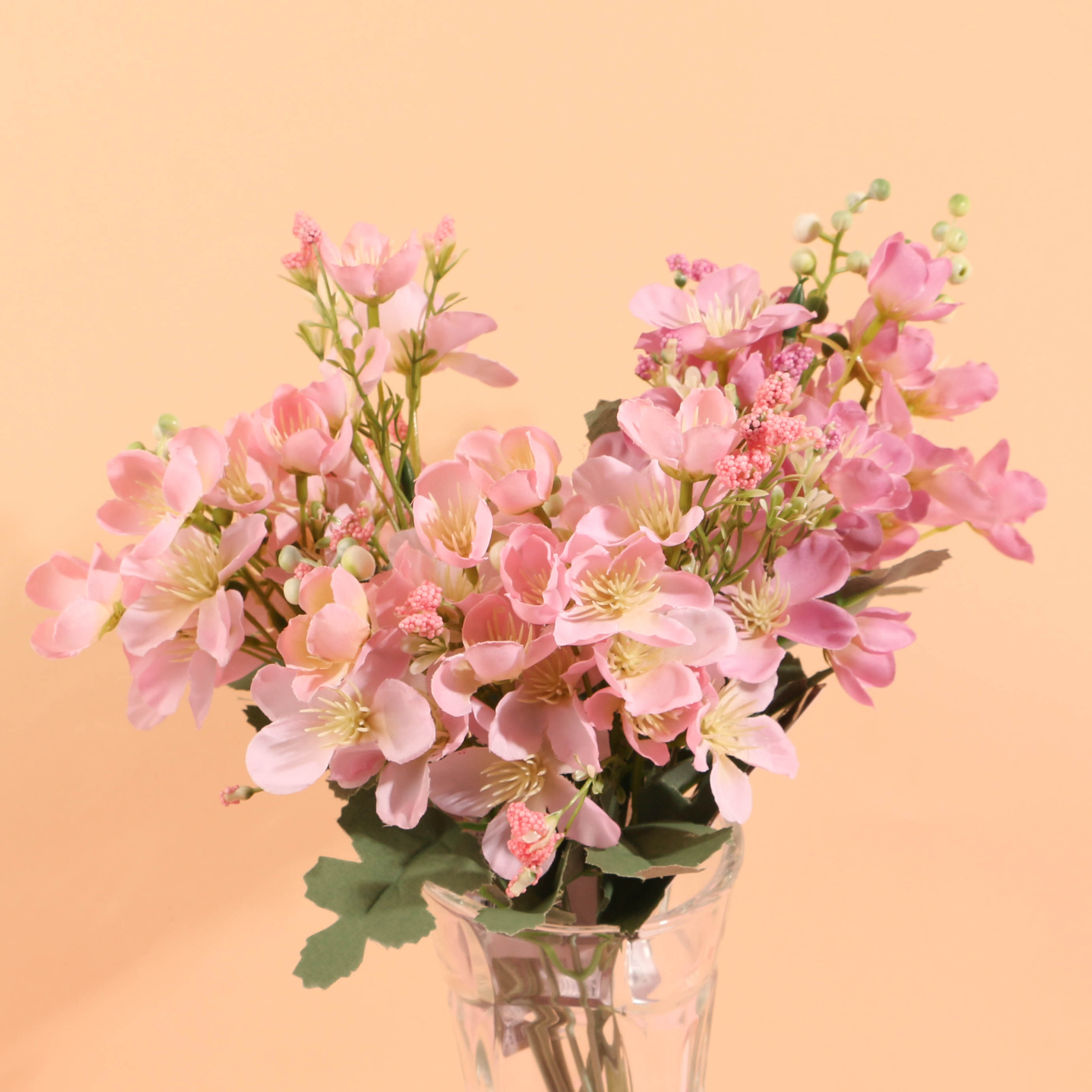 5头小花朵仿真花