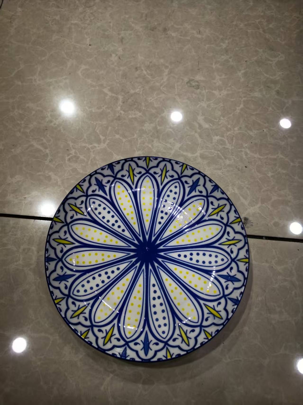 10.5-inch ethnic-style plate - 3