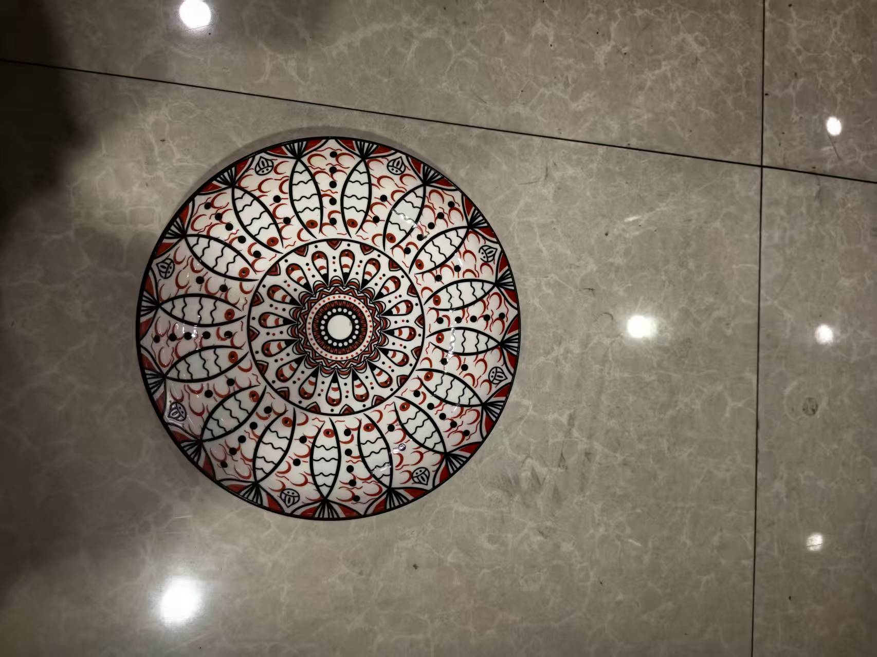 10.5-inch ethnic-style plate - 5